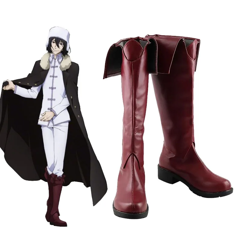 Bungo Stray Dogs Fyodor D Cosplay Shoes Anime Red Boots Unisex Size Fyodor Mikhailovich Dostoevsky High Boots
Bungo Stray Dogs Fyodor D Cosplay Shoes Anime Red Boots Unisex Size Fyodor Mikhailovich Dostoevsky High Boots