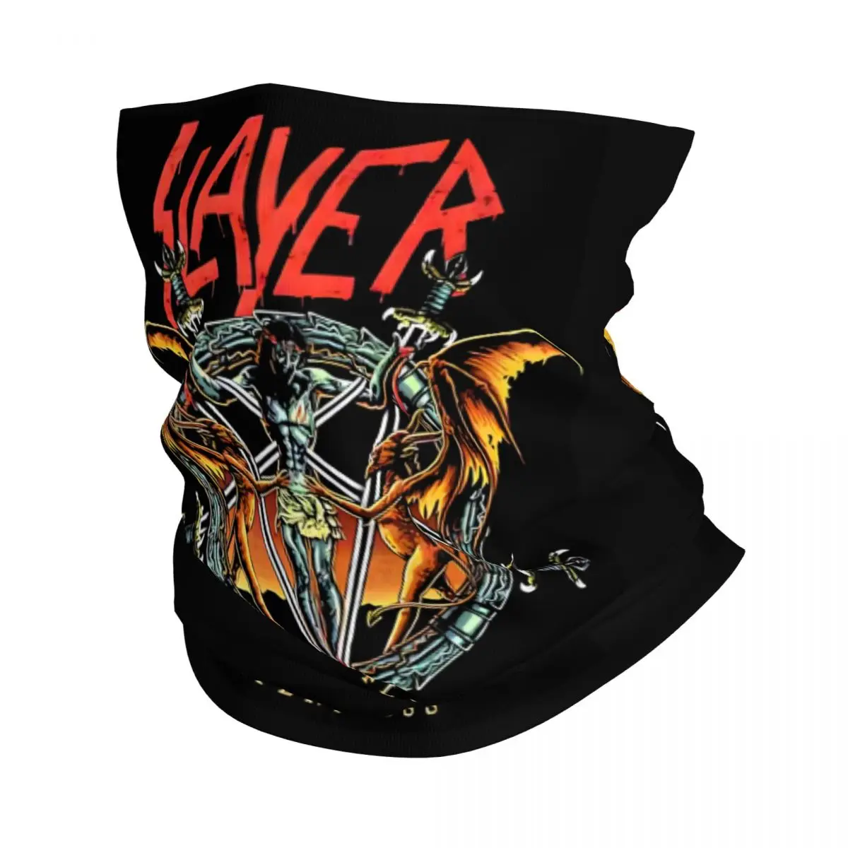 Thrash Metal Band Slayers Winter Neck Warmer Men Windproof Wrap Face Scarf for Hiking Gaiter Headband
Thrash Metal Band Slayers Winter Neck Warmer Men Windproof Wrap Face Scarf for Hiking Gaiter Headband
