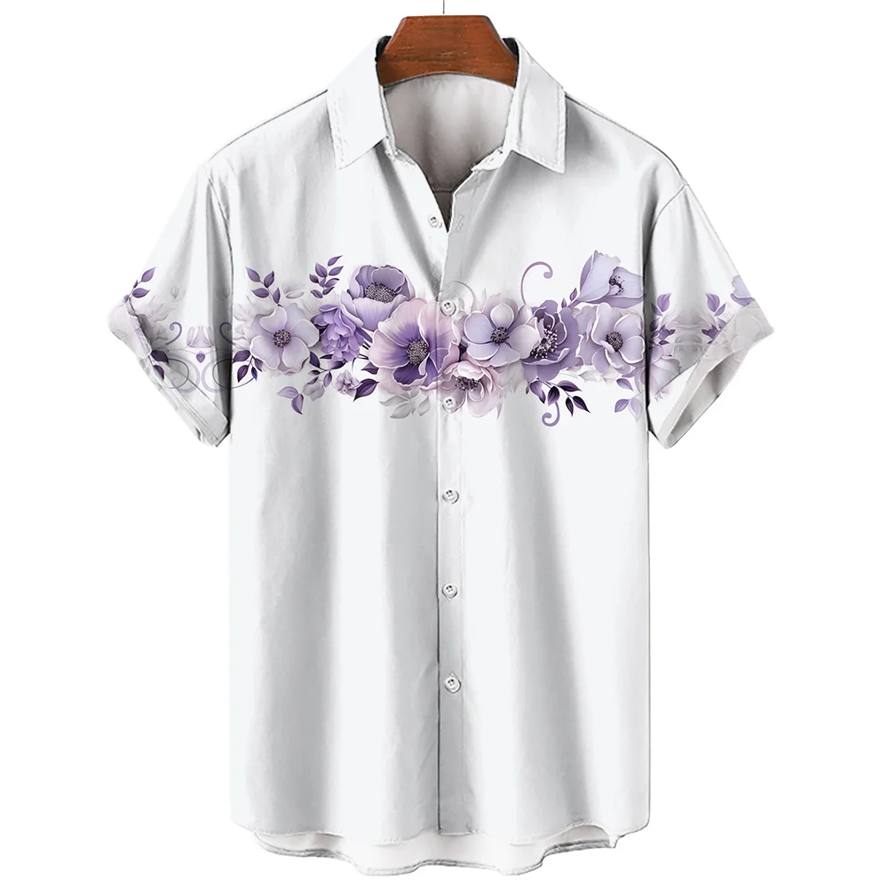 Simple Shirt For Men 3d Floral Print Solid Loose Oversized Shirt Beach Party Sweatshirt Daily Casual Short Sleeve Men'S Clothing
Simple Shirt For Men 3d Floral Print Solid Loose Oversized Shirt Beach Party Sweatshirt Daily Casual Short Sleeve Men'S Clothing