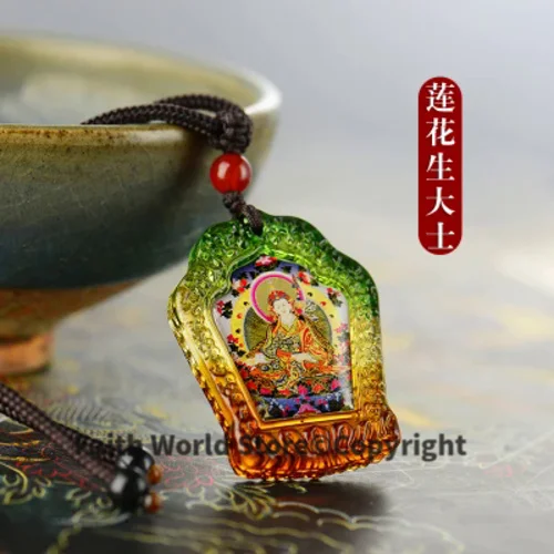 3PCS # Greco-Buddhist pocket travel efficacious Mascot # Green Tara Guru Padmasambhava Bodhisattva Buddha Crystal Pendant Amulet 
3PCS # Greco-Buddhist pocket travel efficacious Mascot # Green Tara Guru Padmasambhava Bodhisattva Buddha Crystal Pendant Amulet