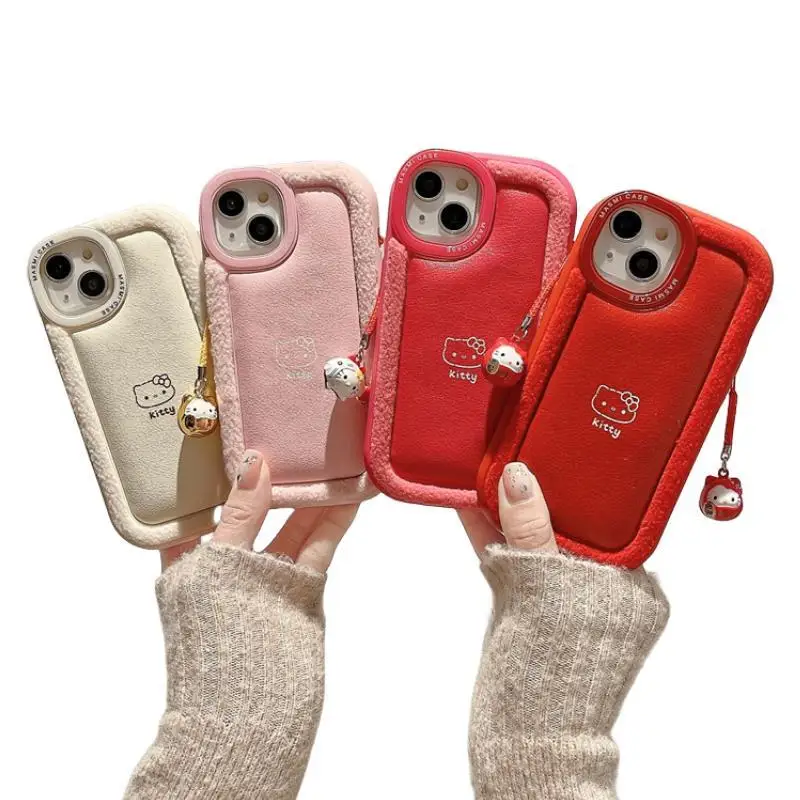 Kawaii Sanrios Hellokittys кожаный чехол для телефона Iphone 15 14 13 12 11 серии Pro Plus Pro Max Мягкий защитный чехол с подвеской
Kawaii Sanrios Hellokittys кожаный чехол для телефона Iphone 15 14 13 12 11 серии Pro Plus Pro Max Мягкий защитный чехол с подвеской