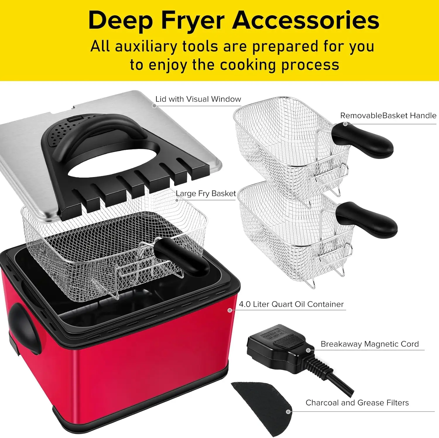 1700-Watt Stainless-Steel Triple Basket Electric Deep Fryer with Timer Free Extra Odor Filter, 4L/17-Cup, Black 11 Mallzona Sa564e425829b41998d48b725aff8c94fJ 1700-Watt Stainless-Steel Triple Basket Electric Deep Fryer with Timer Free Extra Odor Filter, 4L/17-Cup, Black Mallzona