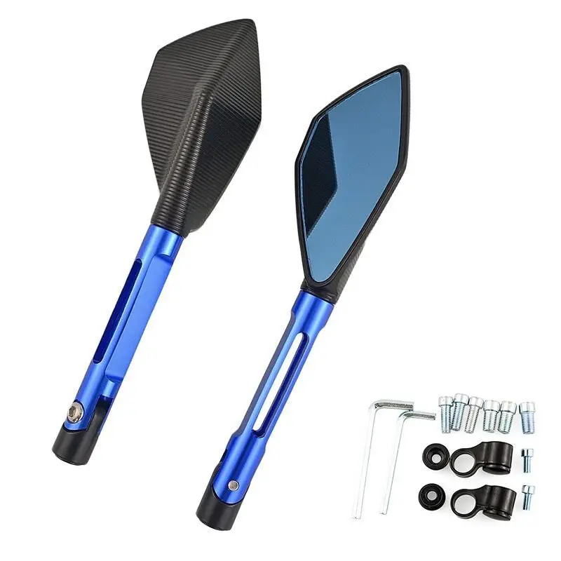 For Kawasaki Z900 Z900RS Z800 Z1000 Motorcycle Accessories CNC Aluminum Rear View Mirrors Blue Glass Green Black Gold Blue 
For Kawasaki Z900 Z900RS Z800 Z1000 Motorcycle Accessories CNC Aluminum Rear View Mirrors Blue Glass Green Black Gold Blue