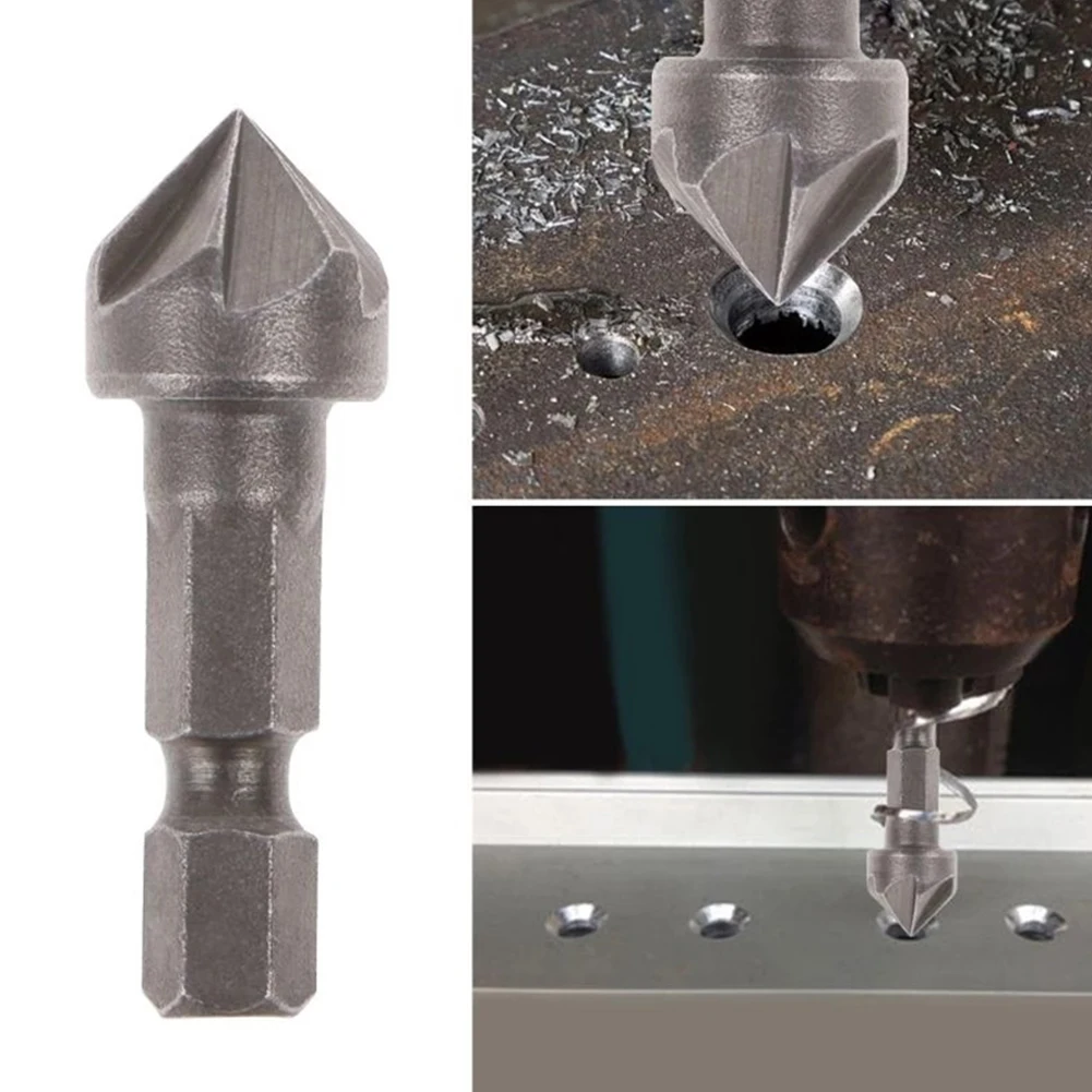 Drill Bits 5 Flute Drill Bits Power Tools 13mm Diameter 36mm Length 3Pcs 5 Flute 90 Degree 6.35mm Shank Diameter
Drill Bits 5 Flute Drill Bits Power Tools 13mm Diameter 36mm Length 3Pcs 5 Flute 90 Degree 6.35mm Shank Diameter