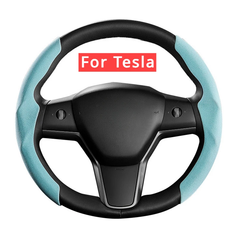 Car Steering Wheel Cover for Tesla Model 3 Model Y New Model 3 Highland for Booster Suede Cover Anti-skid Steer-Wheel Protector
Car Steering Wheel Cover for Tesla Model 3 Model Y New Model 3 Highland for Booster Suede Cover Anti-skid Steer-Wheel Protector