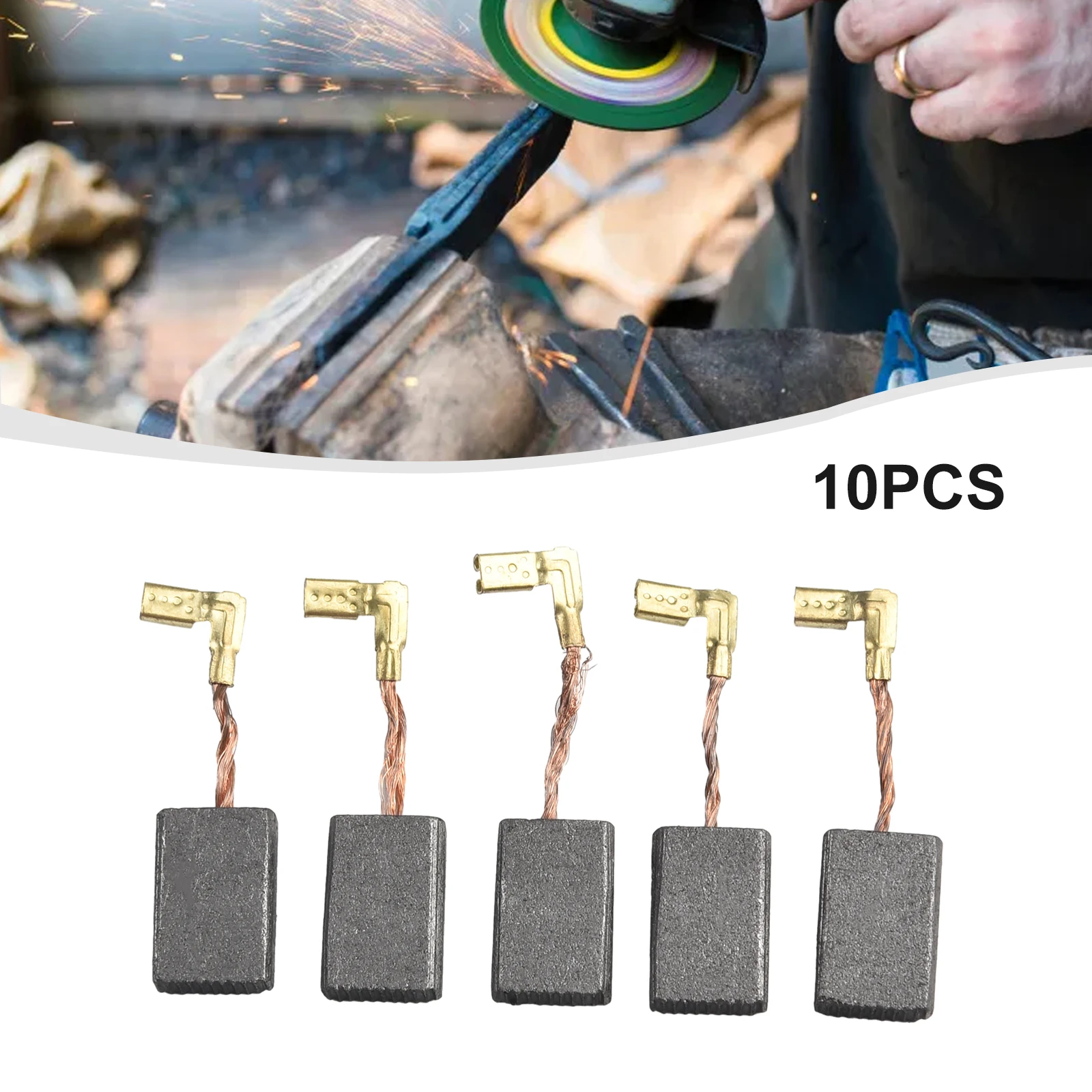 10PCS 17*11*5mm Carbon Brushes For MAK 9553NB 9554NB CB-325 CB325 CB 325 GD0600 Replacement 194074-2 Power Tools
10PCS 17*11*5mm Carbon Brushes For MAK 9553NB 9554NB CB-325 CB325 CB 325 GD0600 Replacement 194074-2 Power Tools