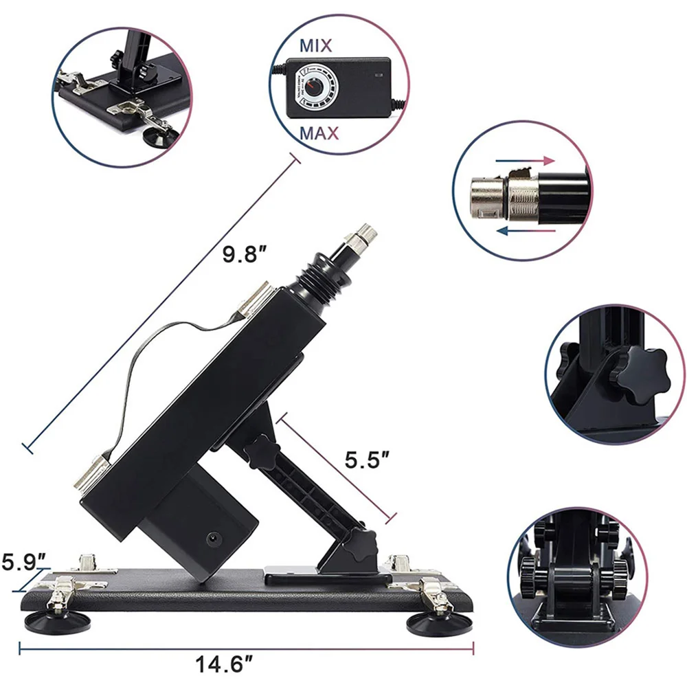 DTSUDU A2 Sex Machine for Women Retractable Mute Machine Pumping Gun with Vagina and Anal Male Masturbation Cup for Couple DTSUDU A2 Sex Machine for Women Retractable Mute Machine Pumping Gun with Vagina and Anal Male Masturbation Cup for Couple
