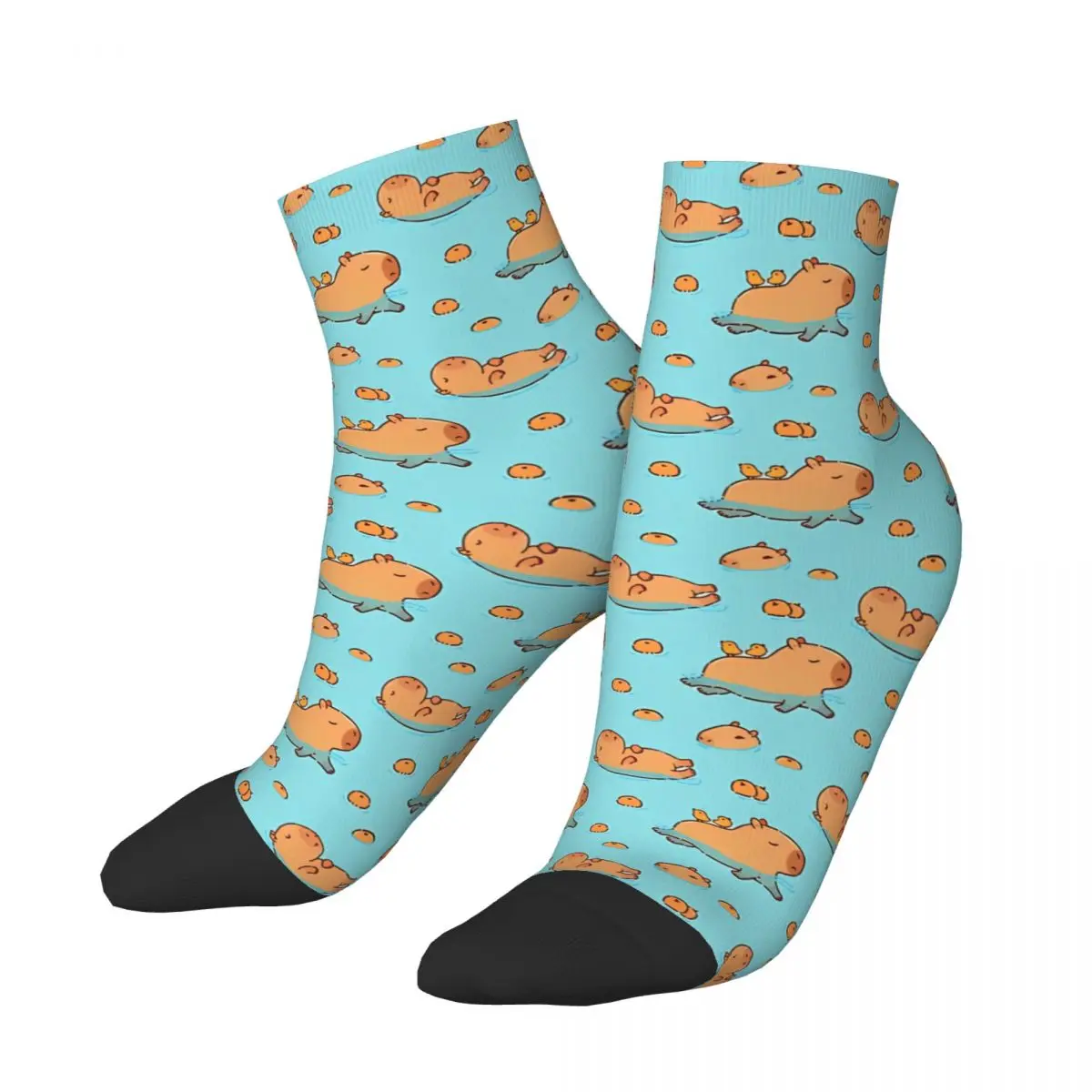 Capybara Pattern Swimming With Oranges Men Women Socks Windproof Novelty Spring Summer Autumn Winter Stockings Gift 
Capybara Pattern Swimming With Oranges Men Women Socks Windproof Novelty Spring Summer Autumn Winter Stockings Gift