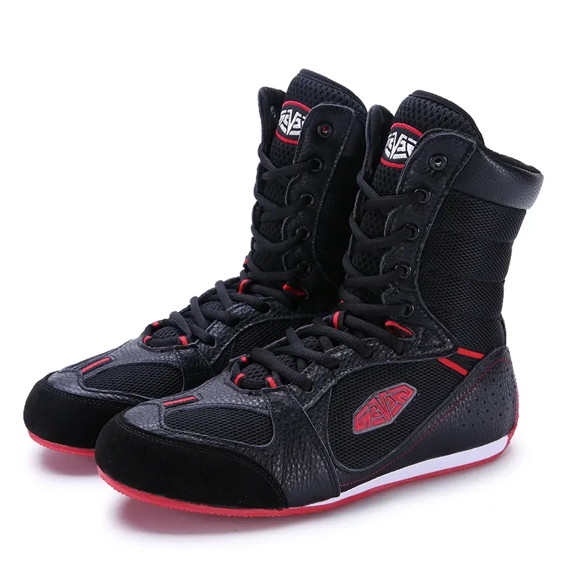 Professional Boxing Shoe for Couples Anti-Slippery Wrestling Shoes Men Black White Sport Shoe Big Boy Top Quality Fighting Boots
Professional Boxing Shoe for Couples Anti-Slippery Wrestling Shoes Men Black White Sport Shoe Big Boy Top Quality Fighting Boots