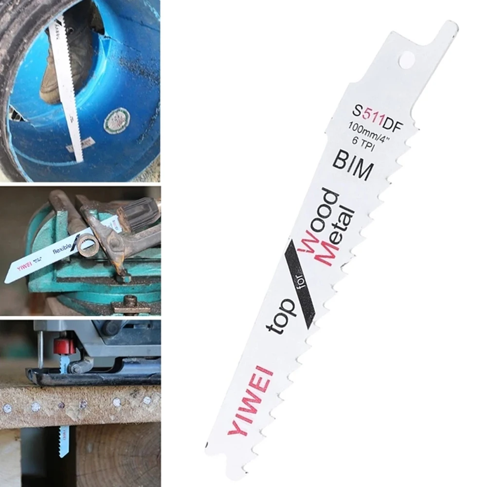 5pcs S511DF 100mm HCS Reciprocating Saw Blade Jigsaw Blade Wood Plastic Cutting DIY Power Tool 1/2inch Universal Shank Saw Blade
5pcs S511DF 100mm HCS Reciprocating Saw Blade Jigsaw Blade Wood Plastic Cutting DIY Power Tool 1/2inch Universal Shank Saw Blade