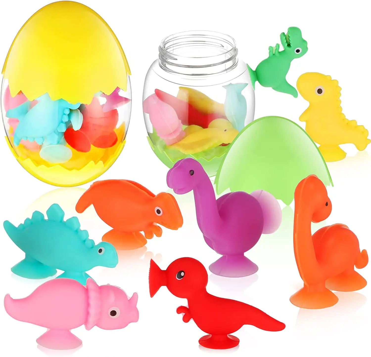 10Pcs Kids Bath Toys Dinosaur Suction Toys Suction Cup Bath Toys Stress Release Toys Travel Toys Silicone Animal Sucker Toys 
10Pcs Kids Bath Toys Dinosaur Suction Toys Suction Cup Bath Toys Stress Release Toys Travel Toys Silicone Animal Sucker Toys