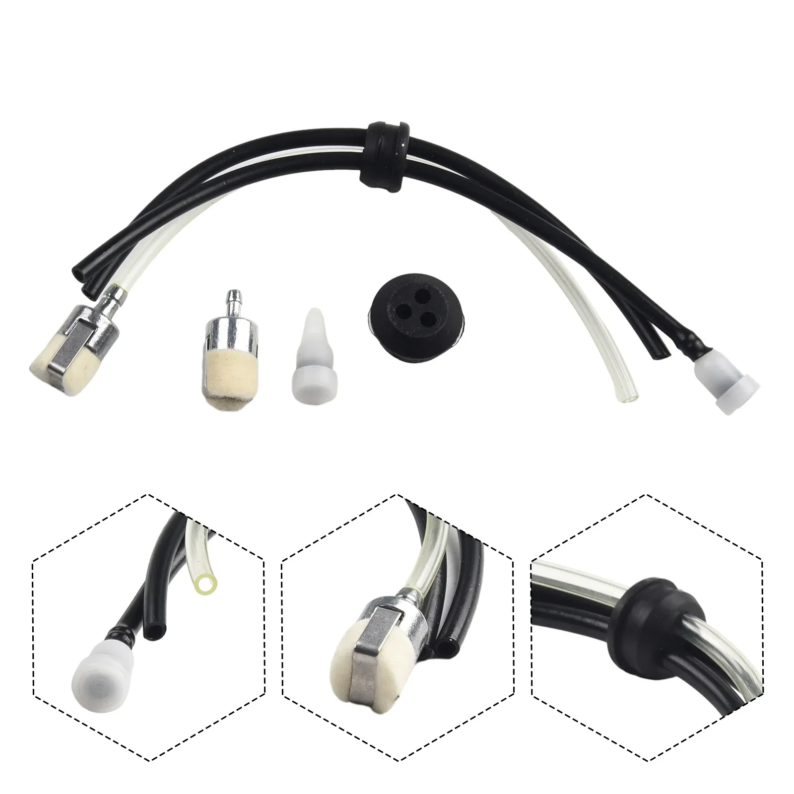 DIY Fuel Line Vent Equipment Spare Supplies 4pcs Accessories Tools Brushcutter Filter For ECHO SRM V13700003 Garden Grommet
DIY Fuel Line Vent Equipment Spare Supplies 4pcs Accessories Tools Brushcutter Filter For ECHO SRM V13700003 Garden Grommet