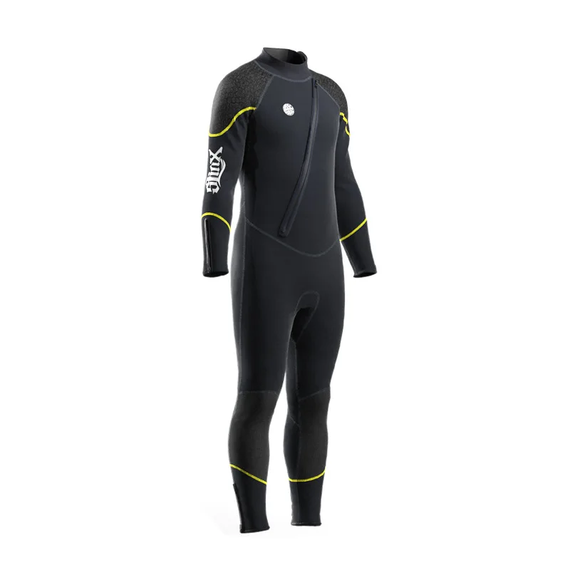 

Slinx Men's Diving Suit, Diagonal Zipper, Long Sleeve, Surfing Wetsuit, Snorkeling, 3mm Diagonal