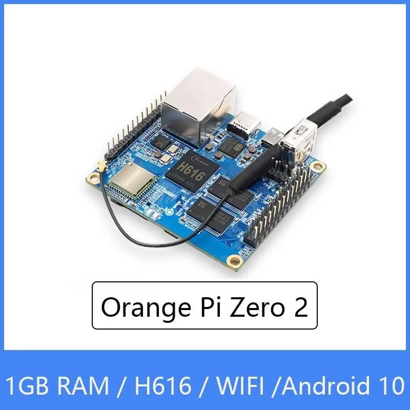 

Orange Pi Zero 2 1GB RAM with Allwinner H616 Chip,Support BT, Wif ,Run Android 10,Ubuntu,Debian OS Single Board linux raspberry