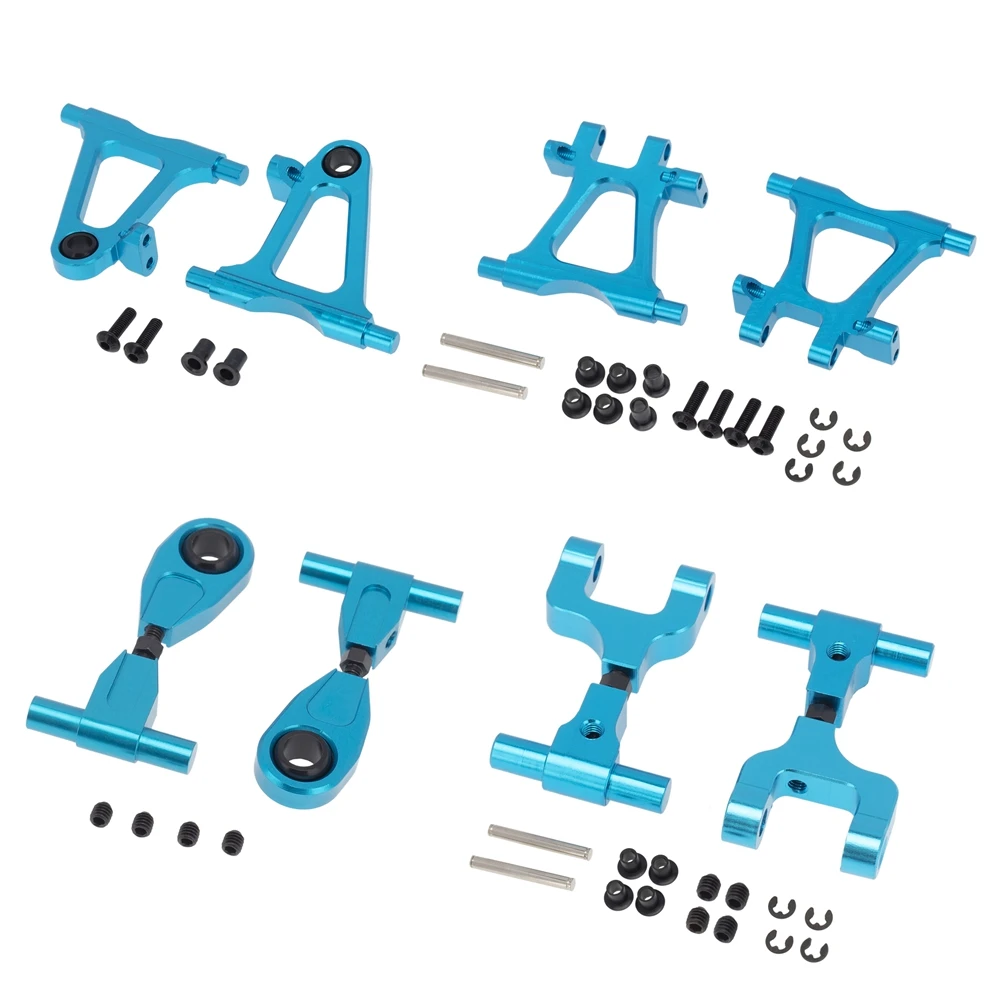 

8Pcs Metal Front Rear Upper Lower Suspension Arms Set for Tamiya TT-02 TT02 1/10 RC Car Upgrade Parts Accessories,2