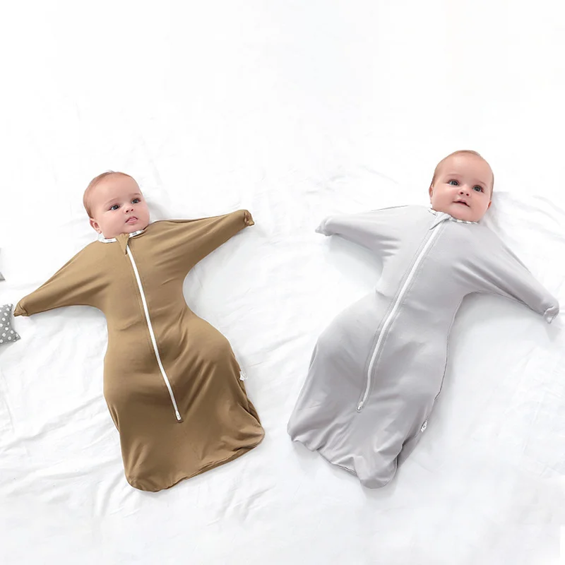 Newborn Baby Sleeping Bag Cotton Zipper Thin Newborn Swaddling With Sleeves Wrap Solid Safety Baby Sleeping Bag Towel Wrapped
Newborn Baby Sleeping Bag Cotton Zipper Thin Newborn Swaddling With Sleeves Wrap Solid Safety Baby Sleeping Bag Towel Wrapped