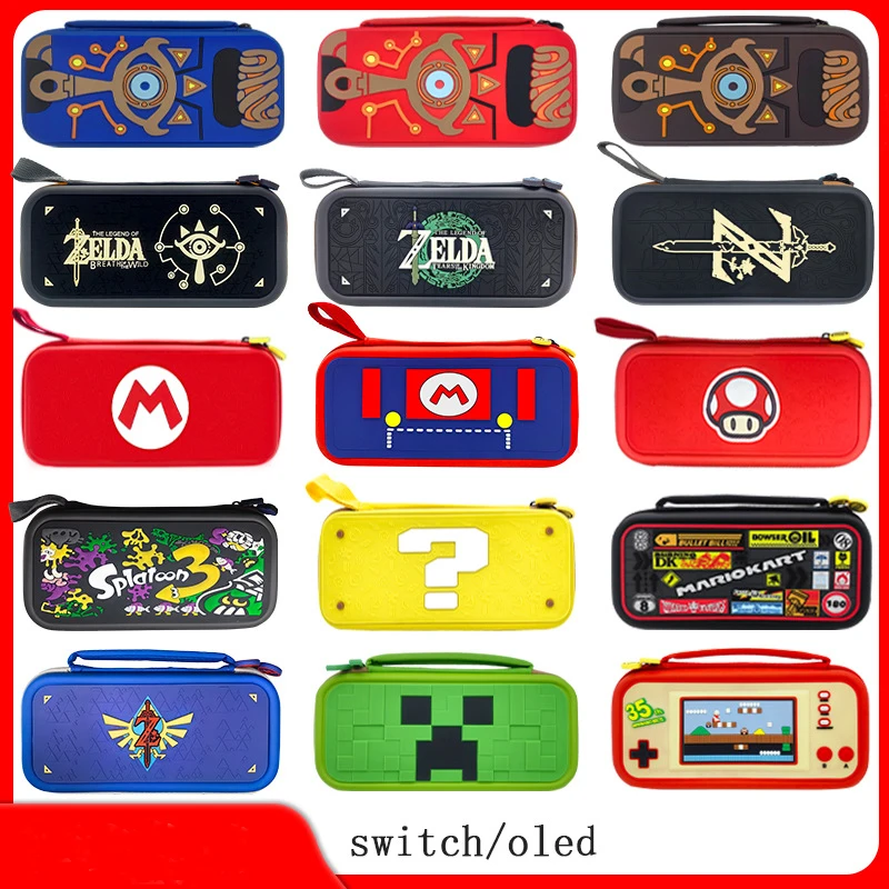 

Limited Theme Case Storage Bag For Nintendo Switch Lite/Oled Game Console Hand Carrying Pouch Protective Hard Box Accessories