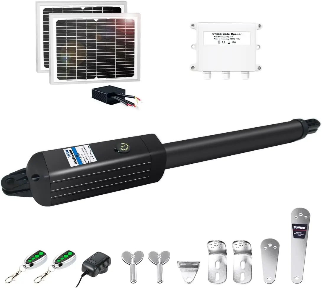 TOPENS A8S автоматический Открыватель солнечных ворот для сверхмощных одиночных поворотных ворот до 18 футов
TOPENS A8S автоматический Открыватель солнечных ворот для сверхмощных одиночных поворотных ворот до 18 футов