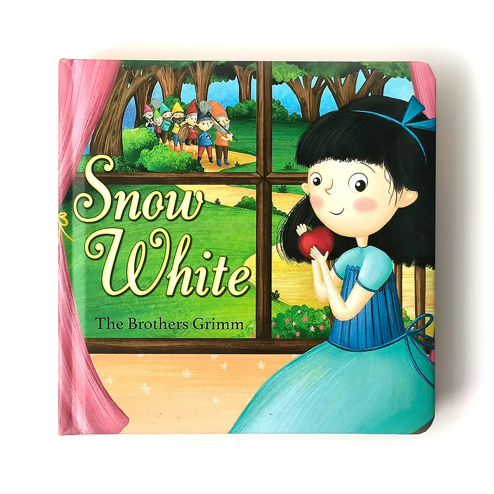 

Children's Snow White Story 0-6 Years Old Kindergarten Painting Enlightenment Early Education Thick Hardcover Hardshell Book