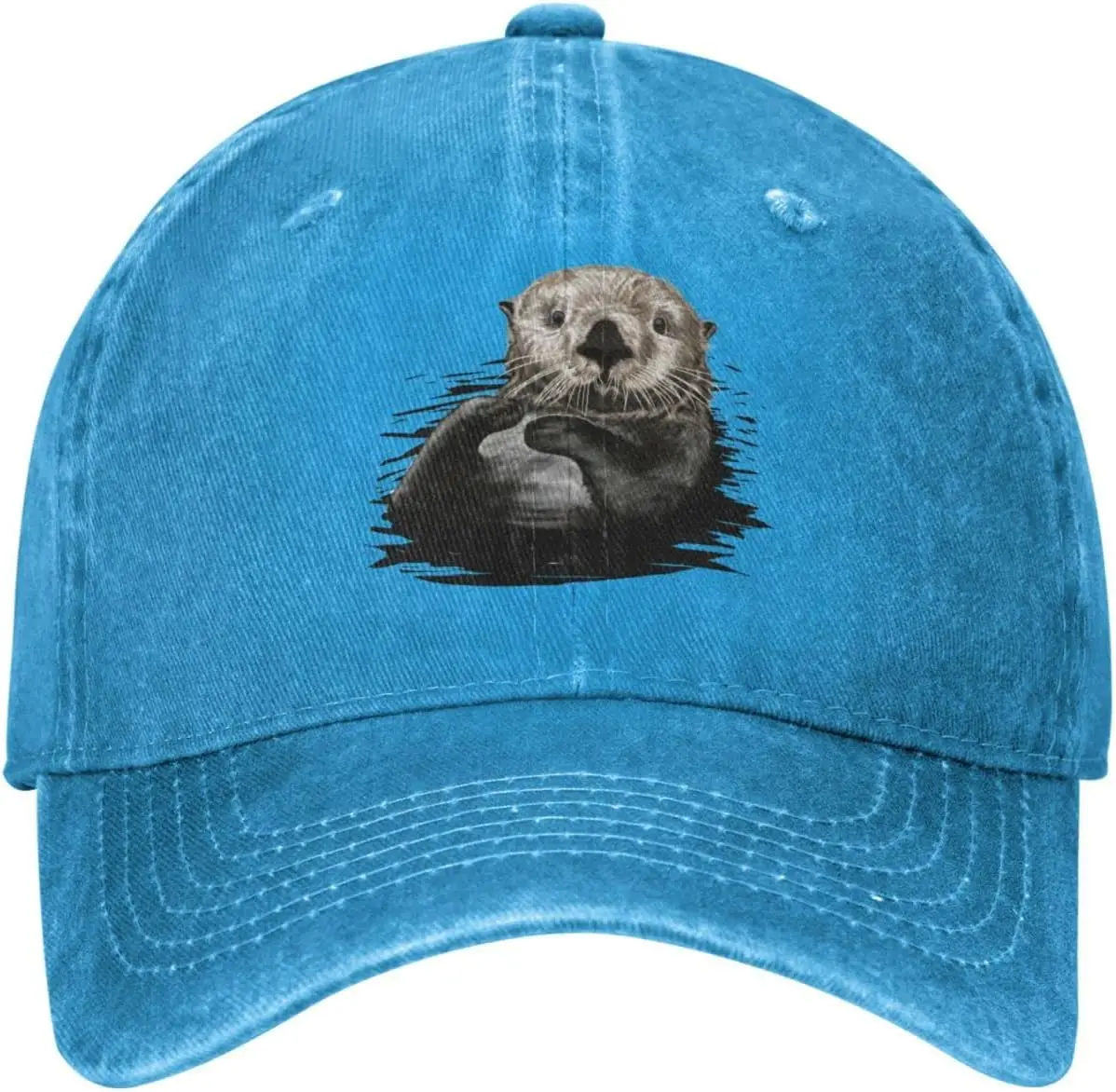 Sea Otter Cute Distressed Adjustable Washed Denim Mens Dad Trucker Hat Baseball Ball Cap for Men
Sea Otter Cute Distressed Adjustable Washed Denim Mens Dad Trucker Hat Baseball Ball Cap for Men