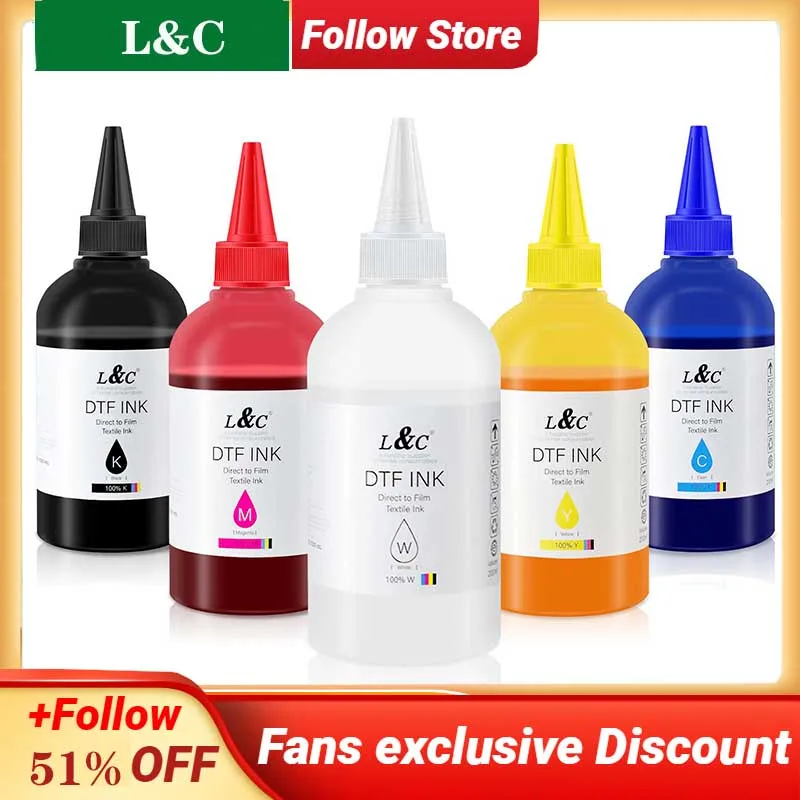 200ML DTF INK Textile ink DTF printing For For Dirent printer film heat transfer for PET Film hot melt powder transfer film
200ML DTF INK Textile ink DTF printing For For Dirent printer film heat transfer for PET Film hot melt powder transfer film