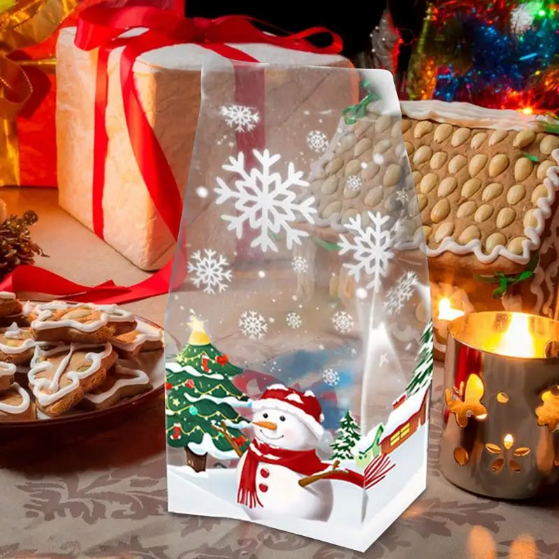 50pcs Snowman Candy Bags Snack Cookies Gift Goodie Bag Tree Snowflake New Year Party Decoration Supplies Christmas Party Bags
50pcs Snowman Candy Bags Snack Cookies Gift Goodie Bag Tree Snowflake New Year Party Decoration Supplies Christmas Party Bags