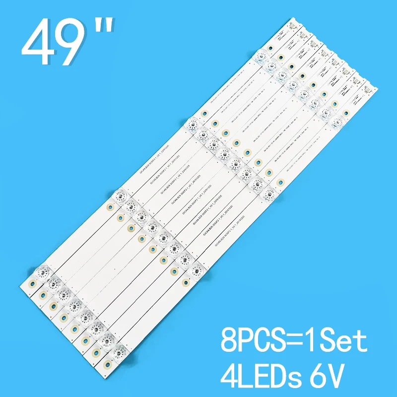 For 49-inch LCD TV 4C-LB4904-HR07J 4C-LB4904-HR06J TCL 49P3F 49A950C 49P3 49P3C L49P1-UD L49P2-UD D49A620U B49A81S-UD light bar
For 49-inch LCD TV 4C-LB4904-HR07J 4C-LB4904-HR06J TCL 49P3F 49A950C 49P3 49P3C L49P1-UD L49P2-UD D49A620U B49A81S-UD light bar