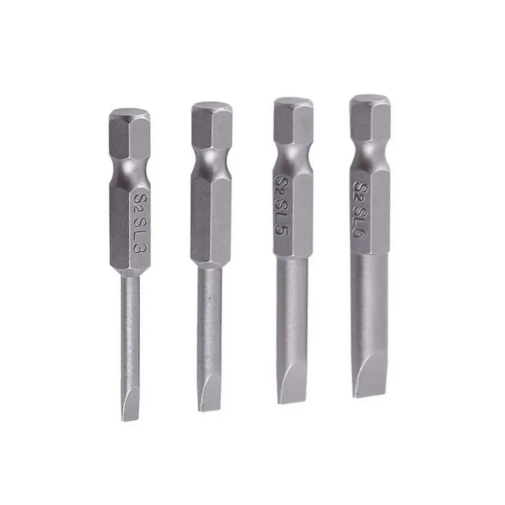 4Pcs/set 50mm Magnetic Special Slotted Screwdriver Bit Flat Head 1/4in Hex Shank Screwdriver Bits For Socket Switch Hand Tools
4Pcs/set 50mm Magnetic Special Slotted Screwdriver Bit Flat Head 1/4in Hex Shank Screwdriver Bits For Socket Switch Hand Tools