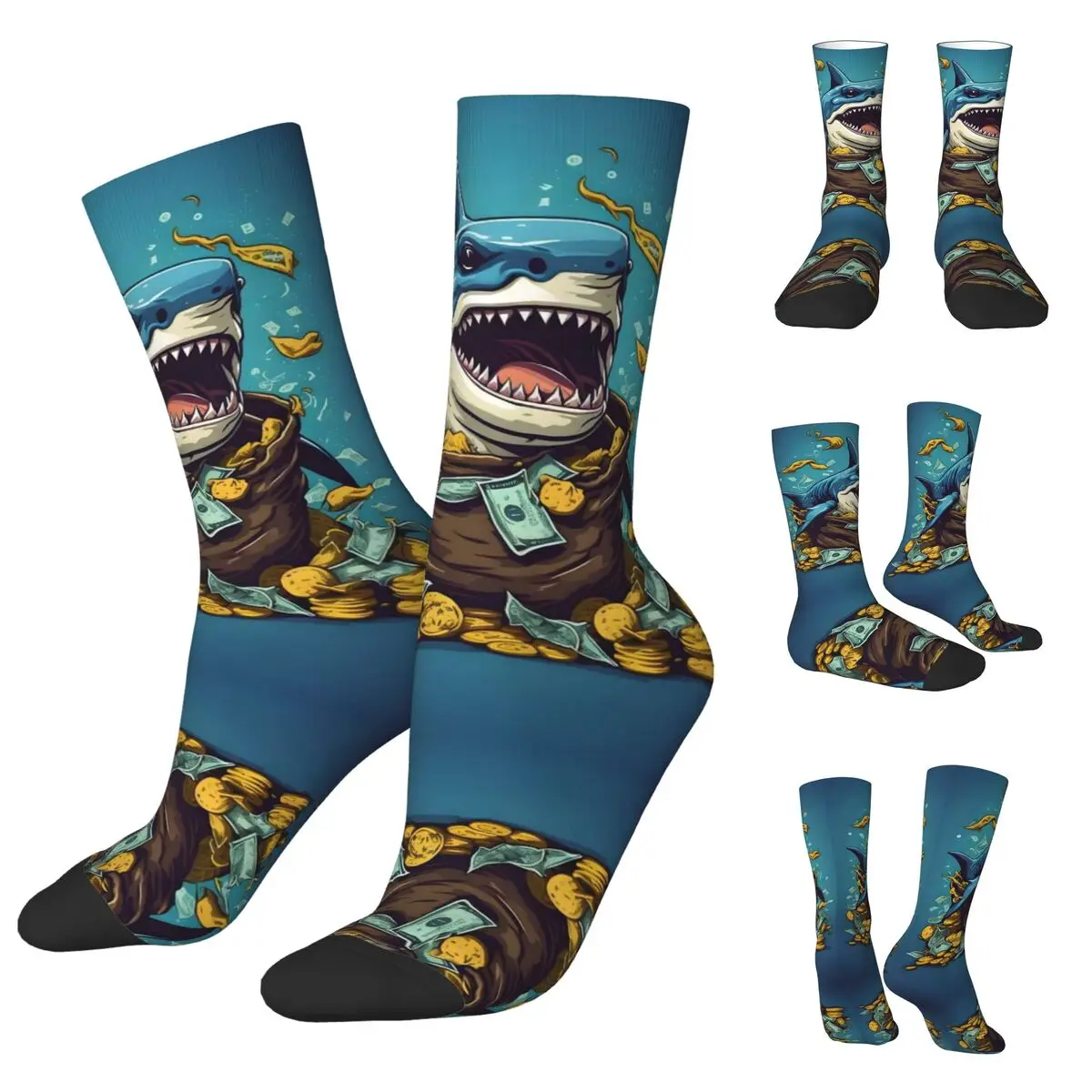 

Various Colorful Tropical Fish Men Women Socks,Leisure Beautiful printing Suitable for all seasons Dressing Gifts