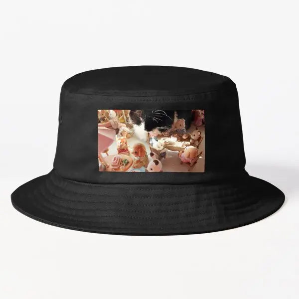 Kitty Comes For High Tea Bucket Hat Bucket Hat Cheapu Sun Fashion Outdoor Solid Color Casual Sport Spring Summer Fishermen
Kitty Comes For High Tea Bucket Hat Bucket Hat Cheapu Sun Fashion Outdoor Solid Color Casual Sport Spring Summer Fishermen