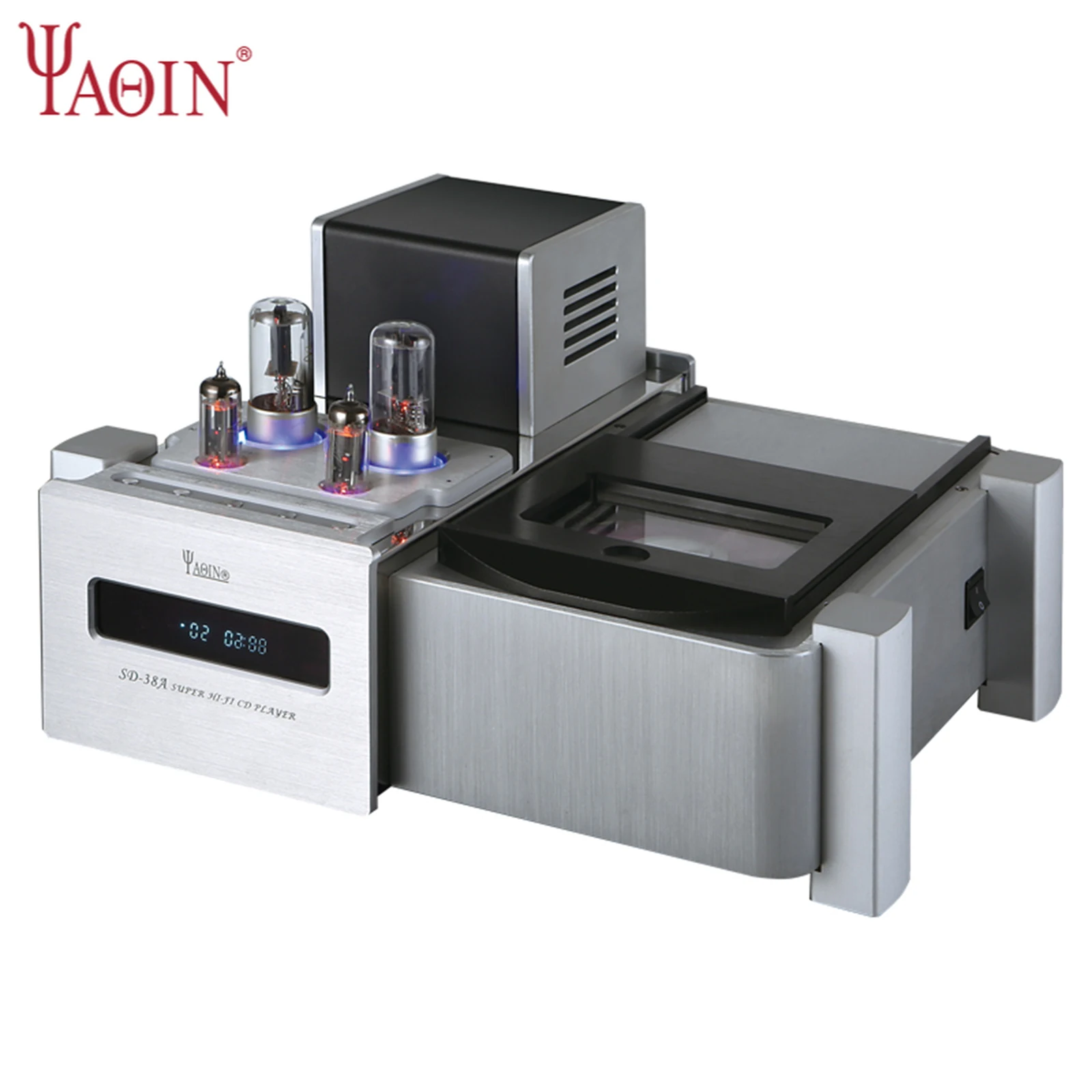 

YAQIN SD-38A Vacuum Tube CD Bladder Machine Player Fever HiFi Vacuum Tube Machine Power Amplifier Home Audio Combination