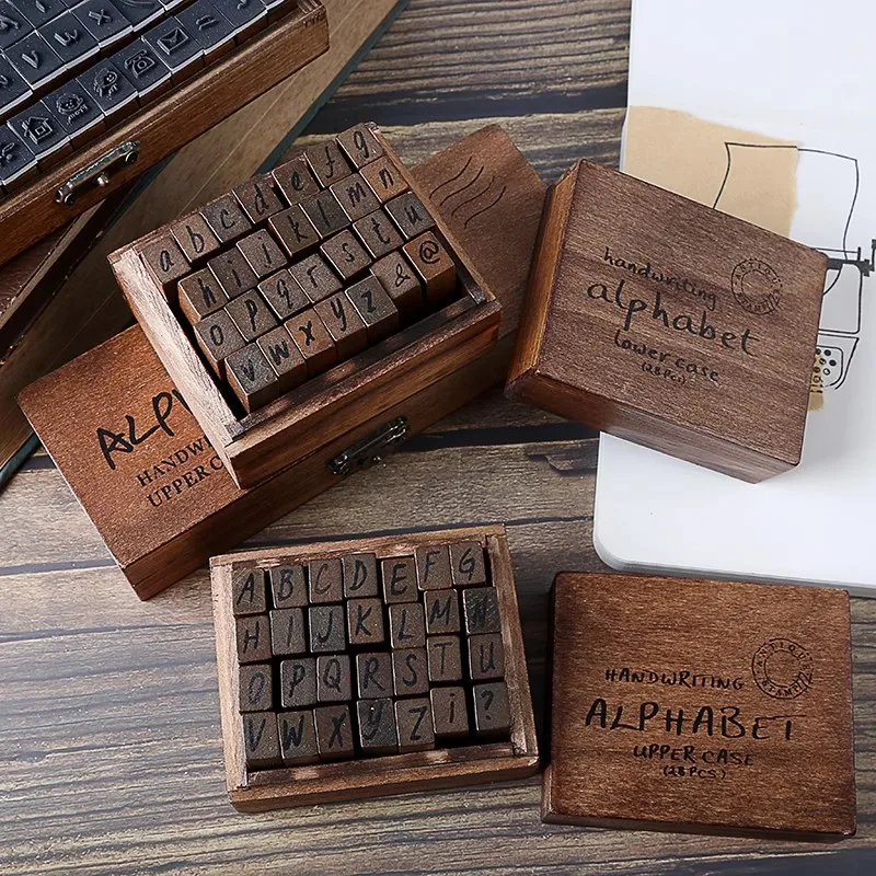 28pcs/box Letter Alphabet Stamps Wooden Rubber Stamps DIY Handmade Crafts Journals Planner Diary Ablum Decor Office Supplies
28pcs/box Letter Alphabet Stamps Wooden Rubber Stamps DIY Handmade Crafts Journals Planner Diary Ablum Decor Office Supplies