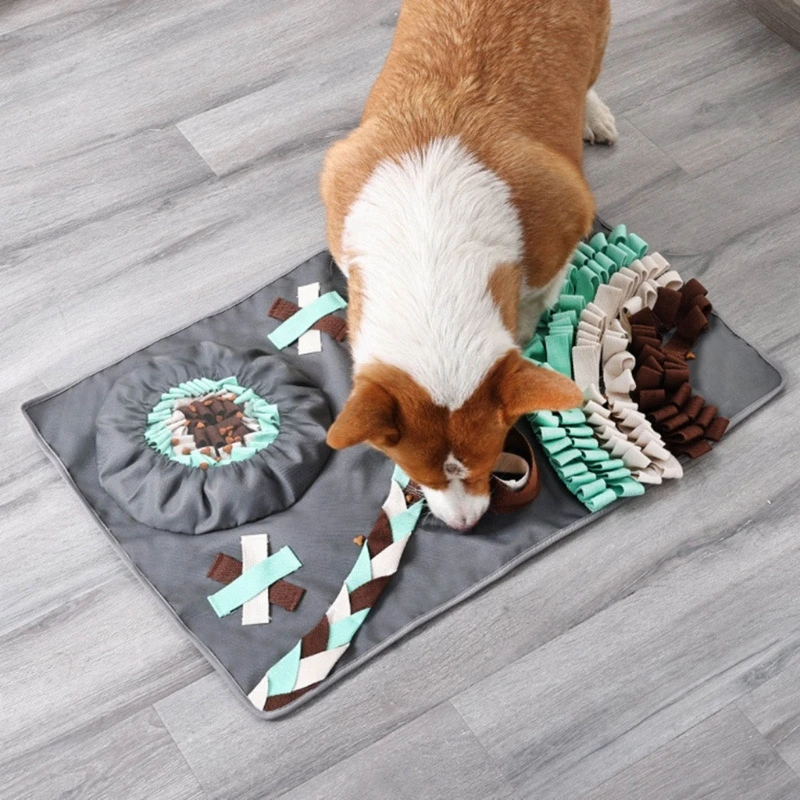 Snuffle Mat for Large Dogs Puzzle Toy Slow Feeding Mat Portable Pet Training Mat for Foraging Skills & Stress Relief
Snuffle Mat for Large Dogs Puzzle Toy Slow Feeding Mat Portable Pet Training Mat for Foraging Skills & Stress Relief