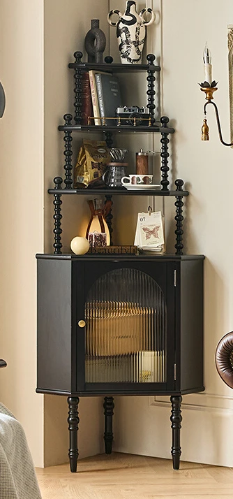 French Retro Solid Wood Corner Cabinet Living Room Small Apartment Dining Side Storage Cabinet
French Retro Solid Wood Corner Cabinet Living Room Small Apartment Dining Side Storage Cabinet