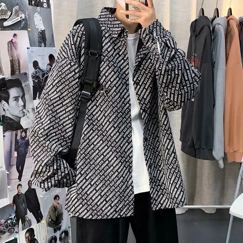 Spring Autumn Versatile Men's Cool Casual Loose Tess Button T-Shirt Soft Long Sleeve College Style Student Sport Printed Letters
Spring Autumn Versatile Men's Cool Casual Loose Tess Button T-Shirt Soft Long Sleeve College Style Student Sport Printed Letters