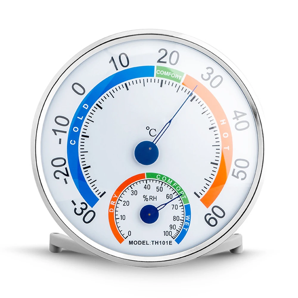 Mini Indoor Thermometer Hygrometer 2 in 1 Temperature Analog Humidity Monitor Gauge for Home Room Wall Desktop Display Decor
Mini Indoor Thermometer Hygrometer 2 in 1 Temperature Analog Humidity Monitor Gauge for Home Room Wall Desktop Display Decor