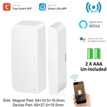 Alexa Google Voice Command Check Open/Close Status Tuya WiFi Window Door Sensor Detector Wireless Smart Life APP Remote Control
Alexa Google Voice Command Check Open/Close Status Tuya WiFi Window Door Sensor Detector Wireless Smart Life APP Remote Control