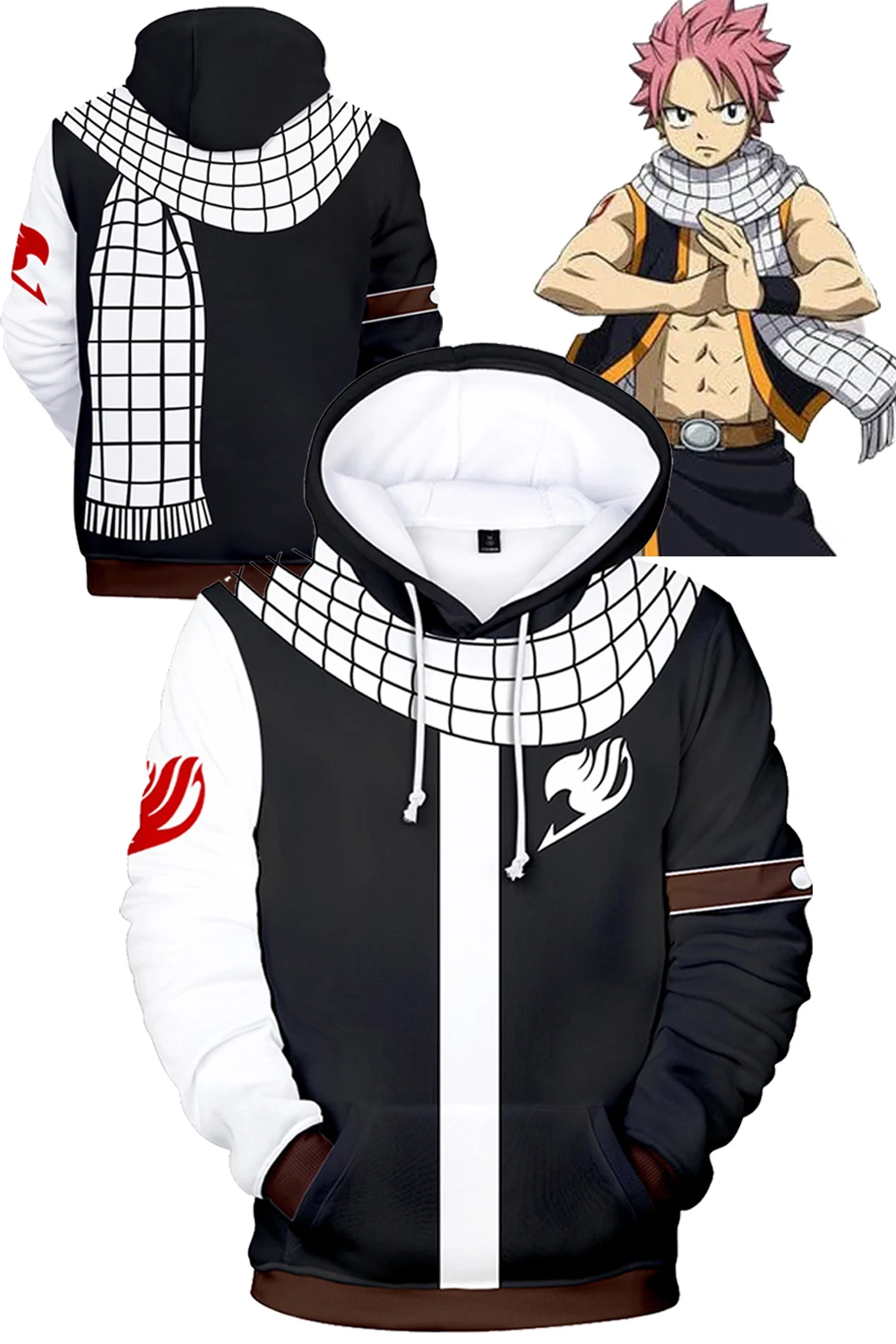 Natsu Cosplay Fantasy Sweater Anime Fairy Cos Tail Costume Hoodie Outfits Adult Halloween Carnival Party Suit Roleplay Male Men
Natsu Cosplay Fantasy Sweater Anime Fairy Cos Tail Costume Hoodie Outfits Adult Halloween Carnival Party Suit Roleplay Male Men