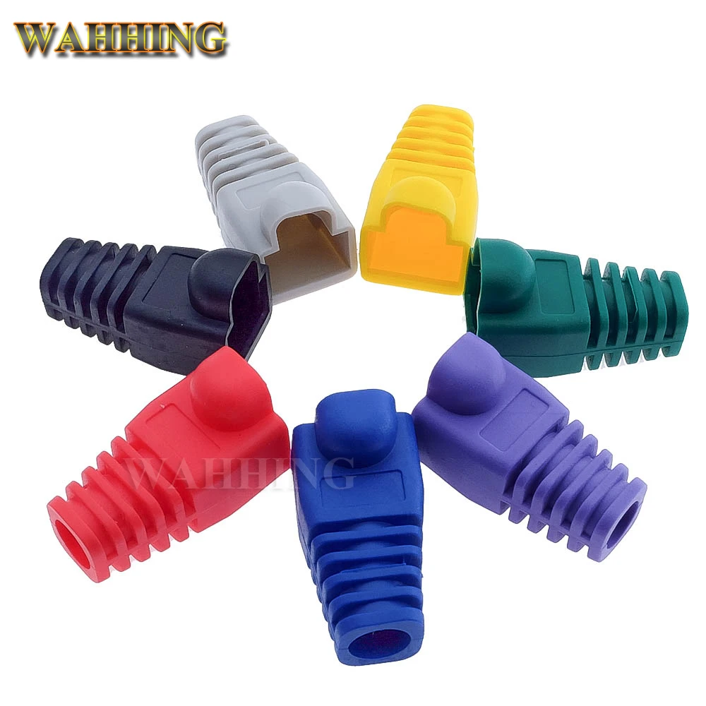 RJ45 Connector Cat 5 5e 6 RJ45 Plug Cap Ethernet Network Cable Strain Relief Boot RJ45 plug Socket Boot Blue HY202
RJ45 Connector Cat 5 5e 6 RJ45 Plug Cap Ethernet Network Cable Strain Relief Boot RJ45 plug Socket Boot Blue HY202
