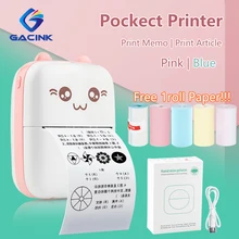 Portable Thermal Printer Paper Photo Pocket Cat Thermal Printer 57mm Printing Wireless Bluetooth Android IOS Printers For Child Portable Thermal Printer Paper Photo Pocket Cat Thermal Printer 57mm Printing Wireless Bluetooth Android IOS Printers For Child