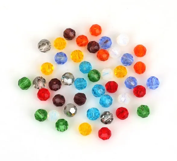 

6mm Loose Rondelle Crystal Beads For Jewelry Making Diy Needlework AB Color Spacer Faceted Glass Wholesale