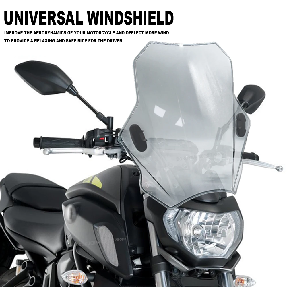 Universal Motorcycle Windscreen Windshield Covers Screen Smoke Lens Motorbikes Deflector For Kawasaki ER-6N 2009-2010
Universal Motorcycle Windscreen Windshield Covers Screen Smoke Lens Motorbikes Deflector For Kawasaki ER-6N 2009-2010