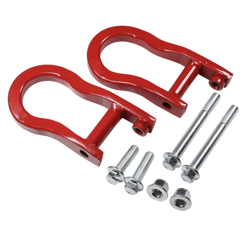 

Red Tow Hooks Kit For Chevrolet Silverado 1500 GMC Sierra 1500 84192871 Spare Parts