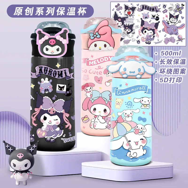 Sanrio Cinnamoroll My Melody Thermos Cup Cute Cartoon Kuromi Student Large Capacity Water Cup Lovely Toys for Girls
Sanrio Cinnamoroll My Melody Thermos Cup Cute Cartoon Kuromi Student Large Capacity Water Cup Lovely Toys for Girls