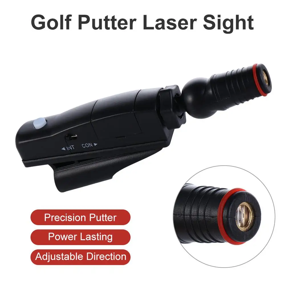

Putting Trainer Golf Putter Lasers ABS Aim Improve Golf Putter Sight Line Corrector Golf Lasers Pointer Golf Training Aid