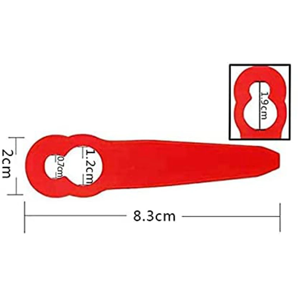 50pcs Replacement Cutter Blades For Einhell BG-CT 18 Li RG-CT 18/1 Li GE-CT 18Li Lawn Mower Cordless Grass Trimmer Spare Knives
50pcs Replacement Cutter Blades For Einhell BG-CT 18 Li RG-CT 18/1 Li GE-CT 18Li Lawn Mower Cordless Grass Trimmer Spare Knives