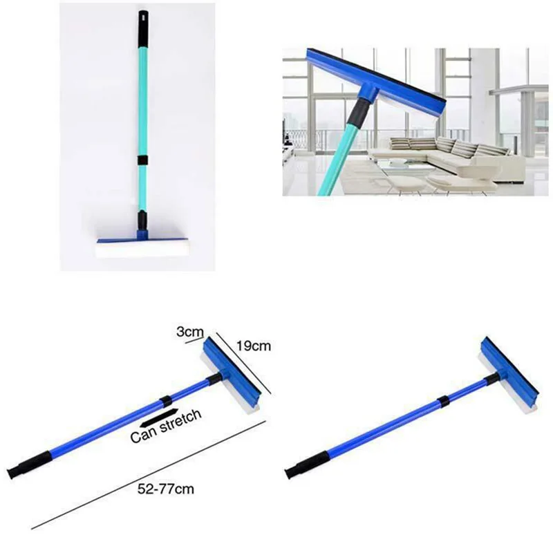 2 In 1 Telescopic Casement Glass Squeegee Cleaner Wiper Long Handle Sponge Brush 75cm Elongation Kitchen Office Cleaning Tools
2 In 1 Telescopic Casement Glass Squeegee Cleaner Wiper Long Handle Sponge Brush 75cm Elongation Kitchen Office Cleaning Tools