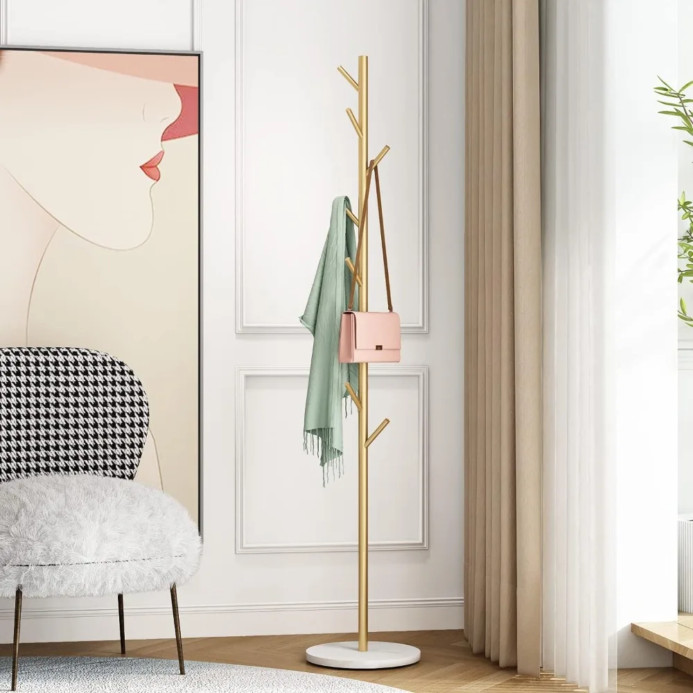 Gold Coat Racks, Metal Coat Rack Freestanding with Hooks, Entryway Coat Rack Stand, Racks with Marble Base
Gold Coat Racks, Metal Coat Rack Freestanding with Hooks, Entryway Coat Rack Stand, Racks with Marble Base
