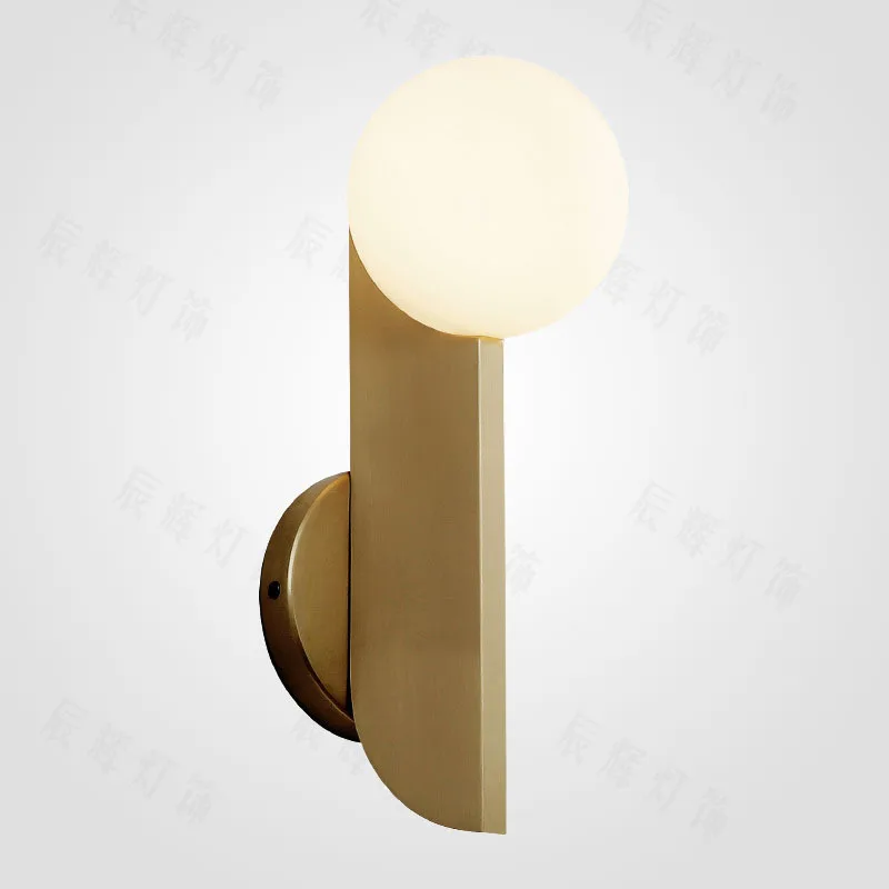 Wall lamp bedroom bedside balcony aisle wall lamp Nordic American bronze lighting 
Wall lamp bedroom bedside balcony aisle wall lamp Nordic American bronze lighting