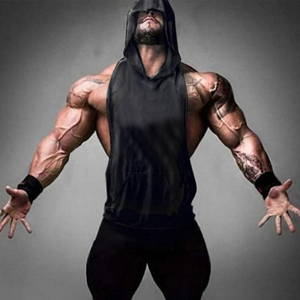 2023 Hot Sale Mens Bodybuilding Hoodie Sleeveless Vest Muscle Tank Top Gym Workout Tee T-Shirt Men Clothes
2023 Hot Sale Mens Bodybuilding Hoodie Sleeveless Vest Muscle Tank Top Gym Workout Tee T-Shirt Men Clothes